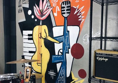 "Music Studio Mural"