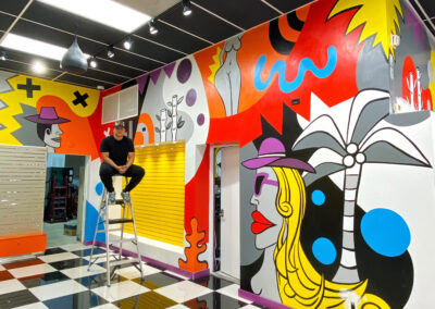 Caliente Interior Walls Mural